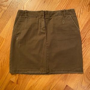 J Crew Khaki Skirt